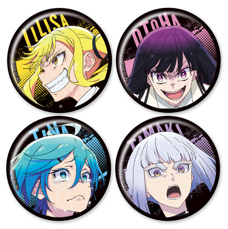 (Goods - Badge) Rock Is a Lady's Modesty Button Badge Set of 4