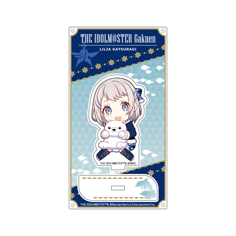 (Goods - Acrylic Stand) Gakuen iDOLM@STER Chibi Acrylic Stand Lilja Katsuragi Hatsuboshi Paradise ver.
