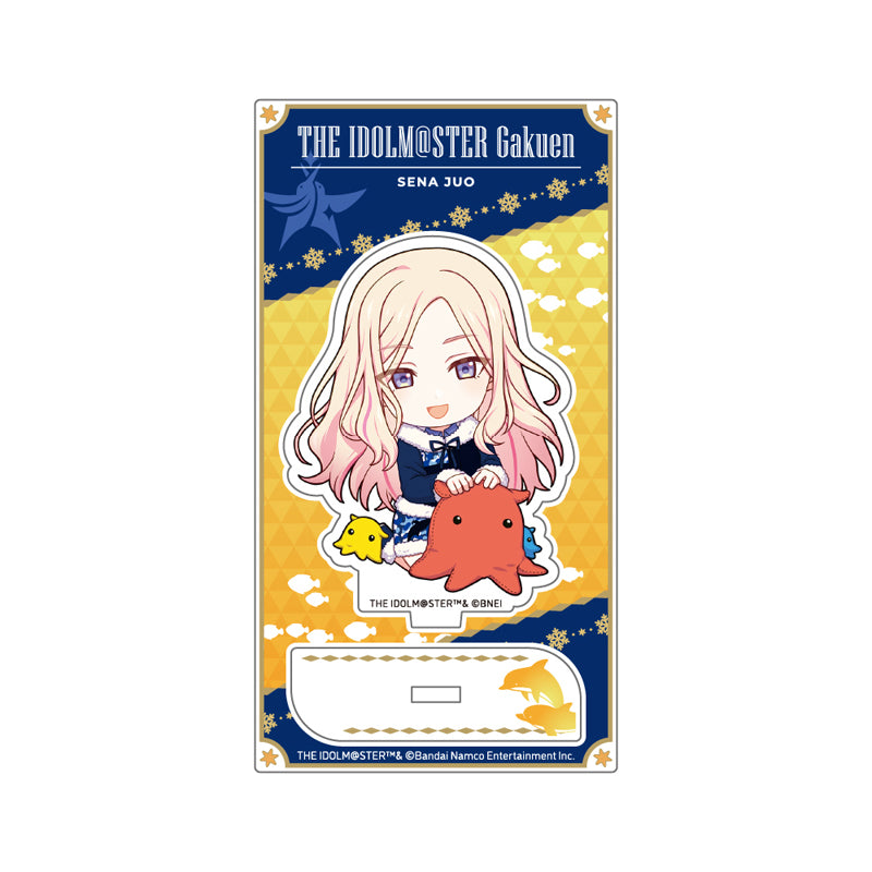 (Goods - Acrylic Stand) Gakuen iDOLM@STER Chibi Acrylic Stand Sena Juo Hatsuboshi Paradise ver.