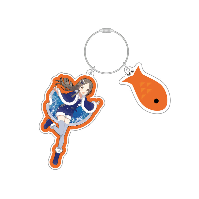 (Goods - Keychain) Gakuen iDOLM@STER Acrylic Keychain China Kuramoto Hatsuboshi Paradise ver.