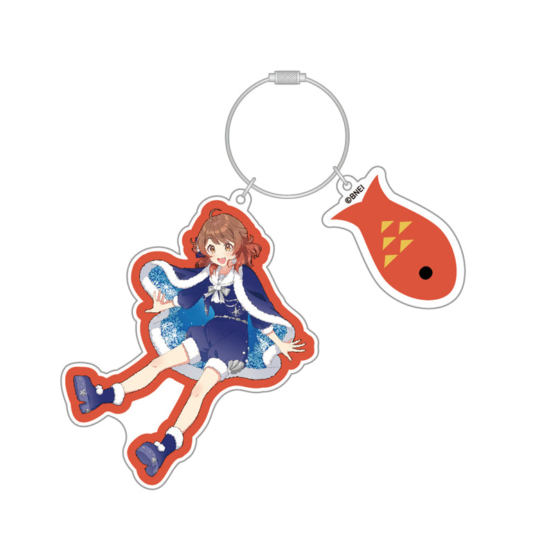(Goods - Keychain) Gakuen iDOLM@STER Acrylic Keychain Ume Hanami Hatsuboshi Paradise ver.