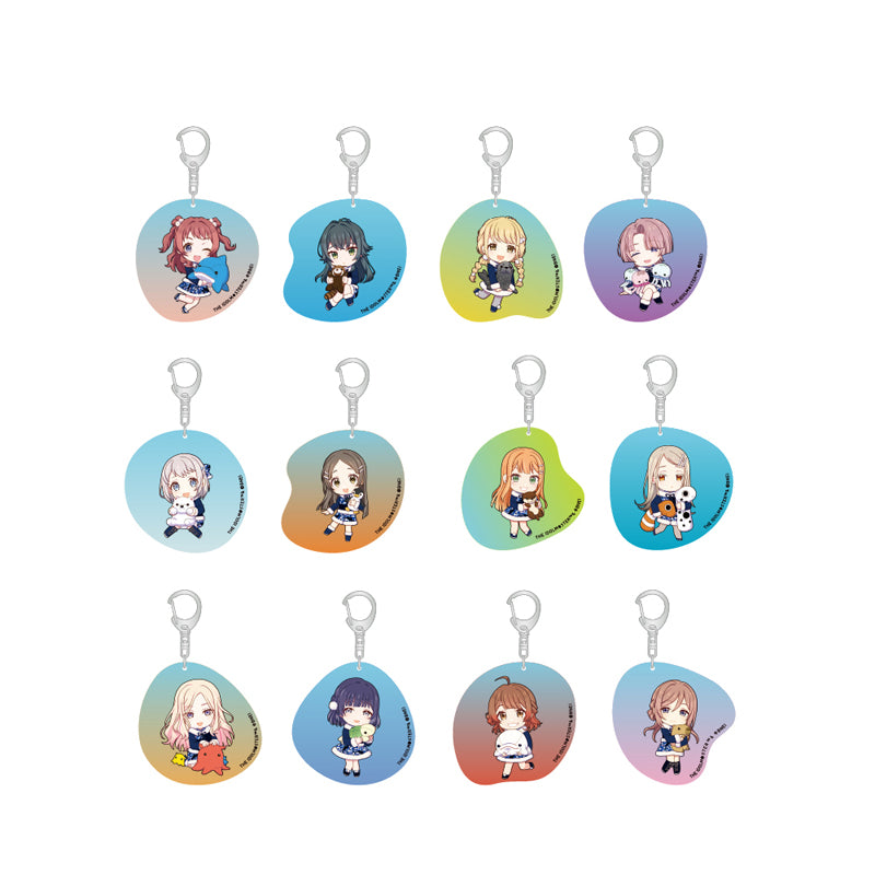 (1BOX=12)(Goods - Keychain) Gakuen iDOLM@STER Water Surface Acrylic Keychain Hatsuboshi Paradise ver.
