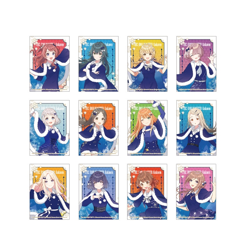 (1BOX=12)(Goods - Card) Gakuen iDOLM@STER Trading Clear Card Hatsuboshi Paradise ver. (Exclusive Art)