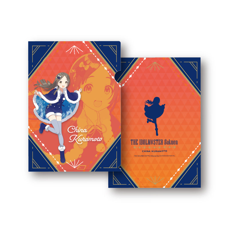 (Goods - Clear File) Gakuen iDOLM@STER Clear File China Kuramoto Hatsuboshi Paradise ver.