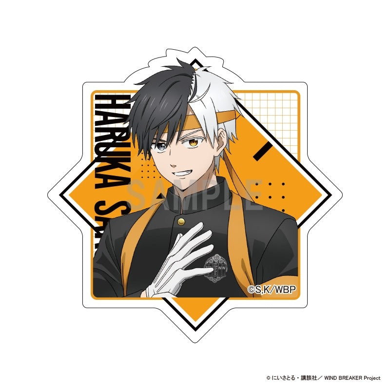 (Goods - Magnet) WIND BREAKER Acrylic Magnet Haruka Sakura Japanese Cheering Squad ver.