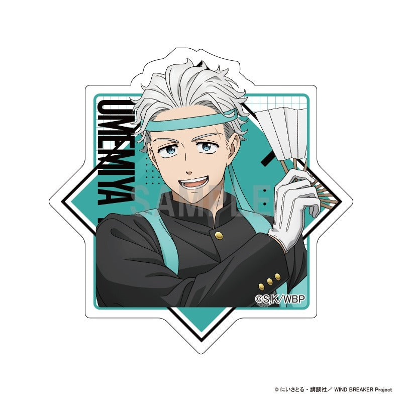 (Goods - Magnet) WIND BREAKER Acrylic Magnet Hajime Umemiya Japanese Cheering Squad ver.