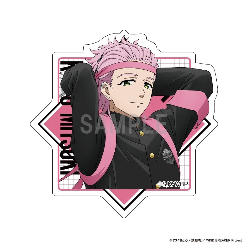 (Goods - Magnet) WIND BREAKER Acrylic Magnet Mitsuki Kiryu Japanese Cheering Squad ver.