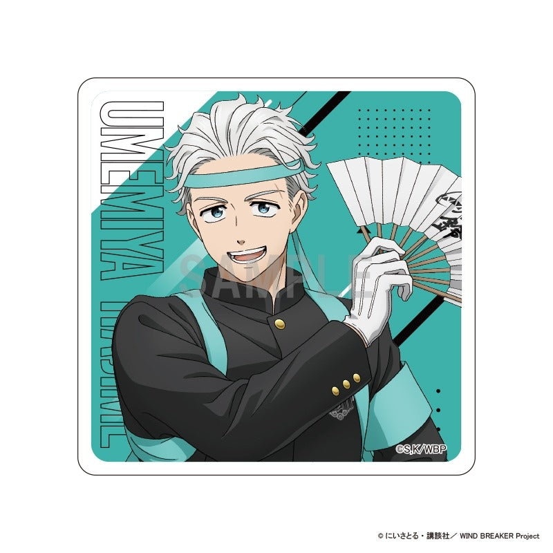 (Goods - Coaster) WIND BREAKER Acrylic Coaster Hajime Umemiya Japanese Cheering Squad ver.