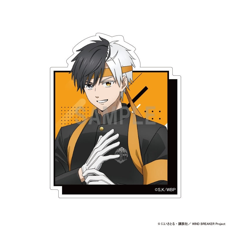 (Goods - Sticker) WIND BREAKER Die-cut Sticker Haruka Sakura Japanese Cheering Squad ver.