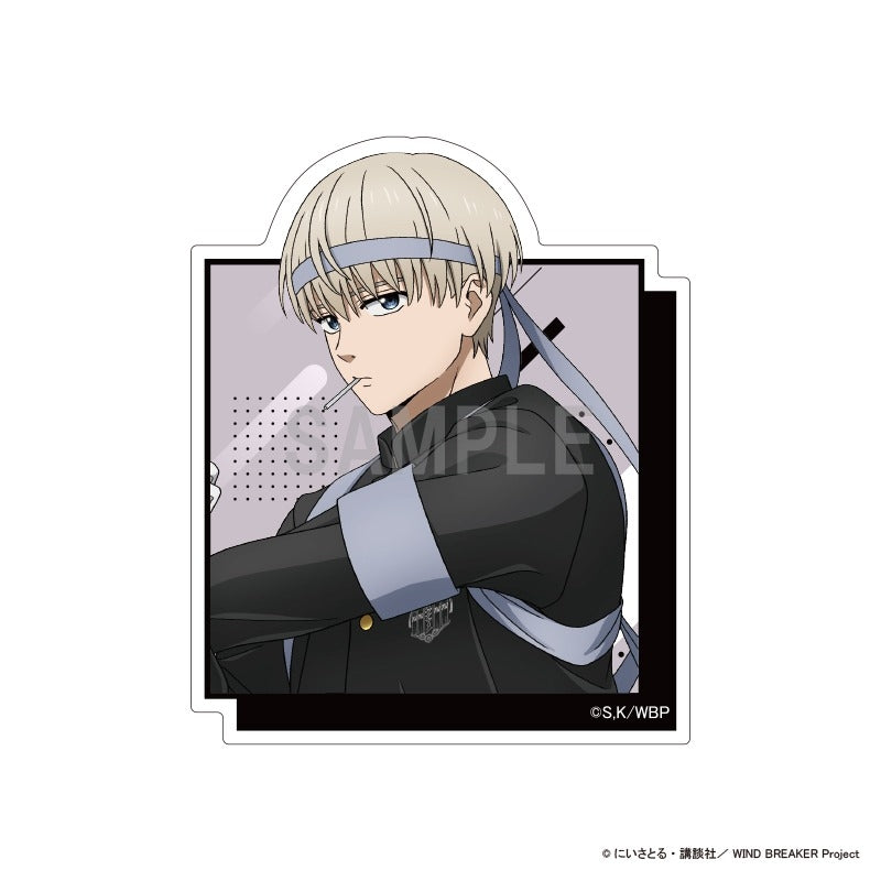 (Goods - Sticker) WIND BREAKER Die-cut Sticker Ren Kaji Japanese Cheering Squad ver.