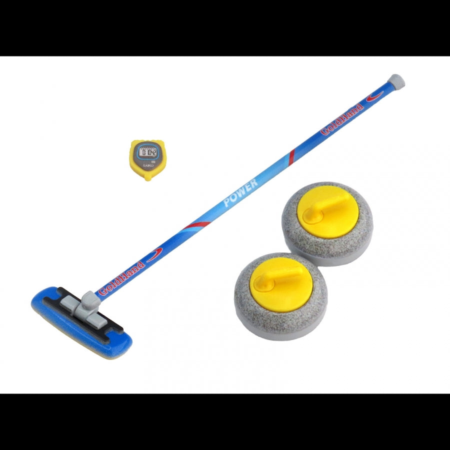 (Plastic Model Kit) Pripra Figure Sports Curling Yellow Plastic Model