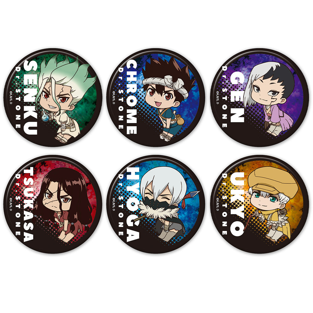 (1BOX=6)(Goods - Badge) Dr. STONE Tsunpittsu Trading Button Badge