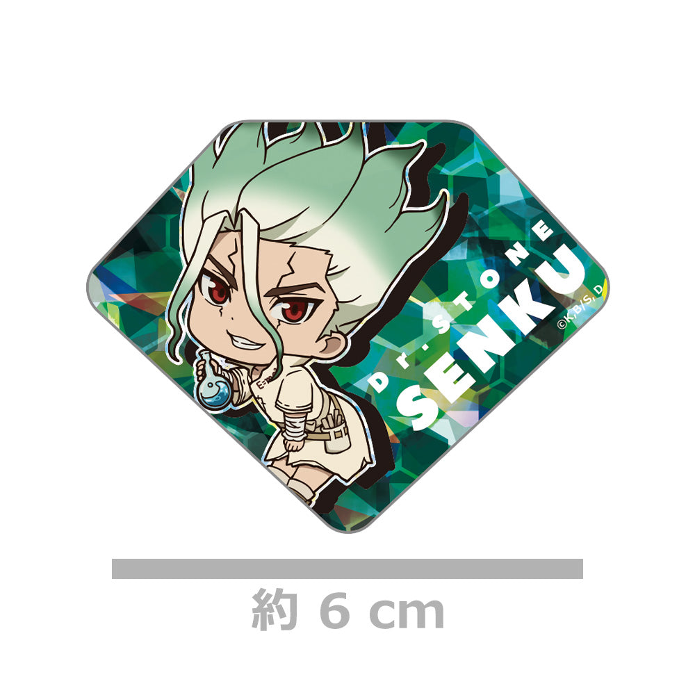 (1BOX=6)(Goods - Badge) Dr. STONE Trading Prism Badge