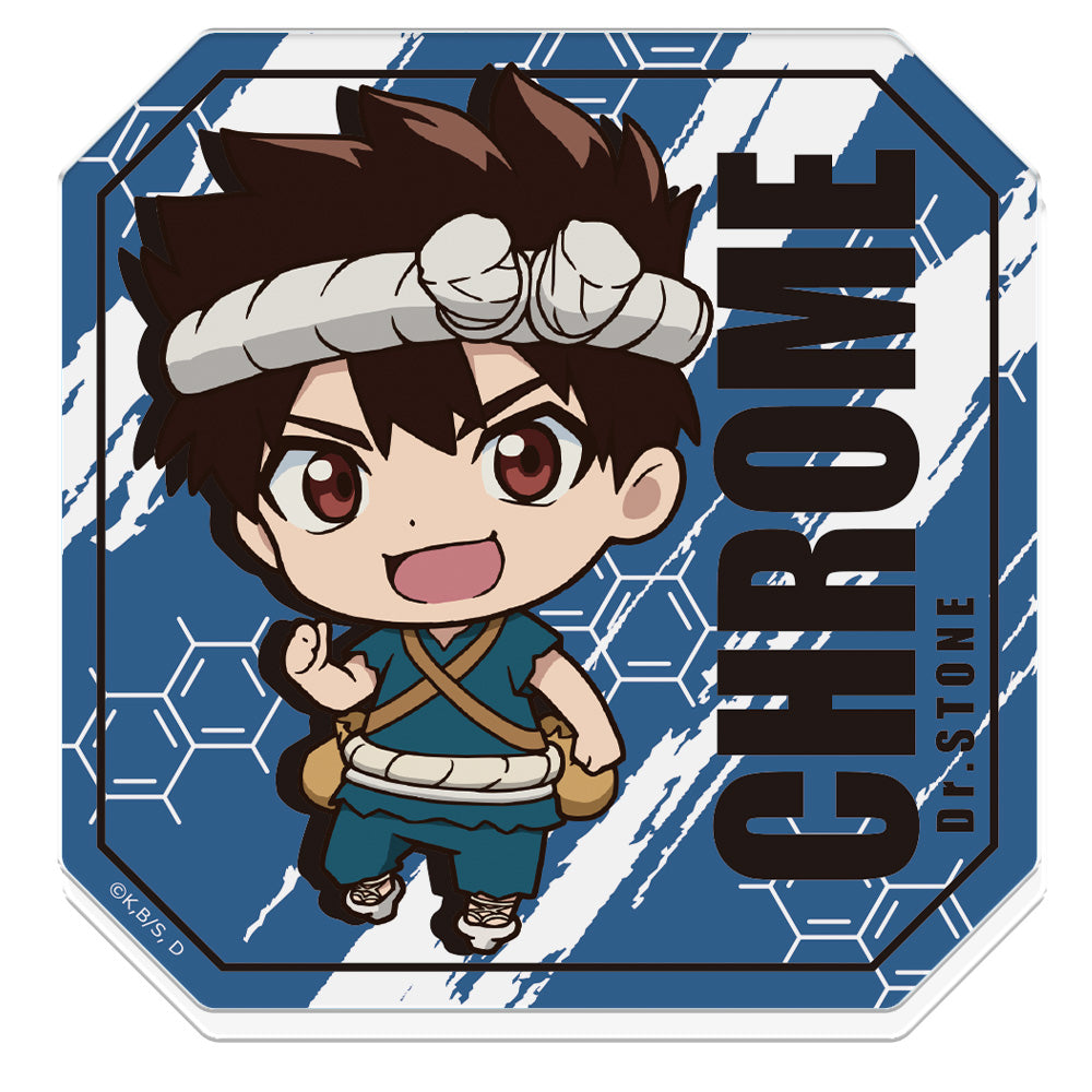 (Goods - Coaster) Dr. STONE Acrylic Coaster B [Chrome]