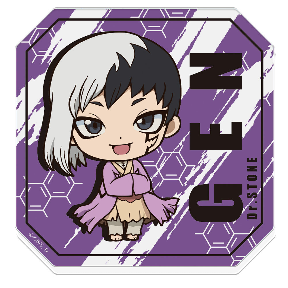 (Goods - Coaster) Dr. STONE Acrylic Coaster C [Gen Asagiri]