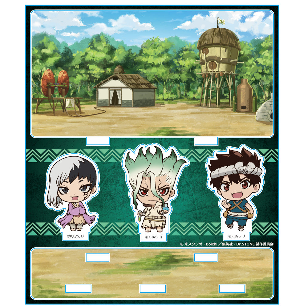 (Goods - Acrylic Stand) Dr. STONE Acrylic Diorama A [Senku & Chrome & Gen]