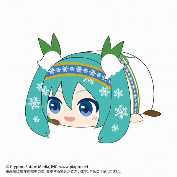 (Goods - Plush) Snow Miku Potekoro Mascot M size F: (2015)