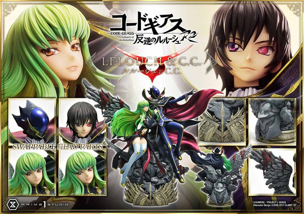 (Figure) CODE GEASS Lelouch of the Rebellion R2 Concept Masterline Lelouch Lamperouge & C.C. Complete Figure