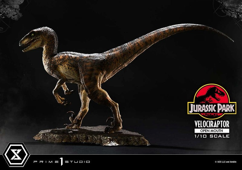(Figure) Prime Collectible Figure Jurassic Park Velociraptor Open Mouth