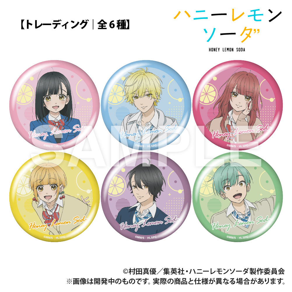 (1BOX=6)(Goods - Badge) Honey Lemon Soda Trading Button Badge