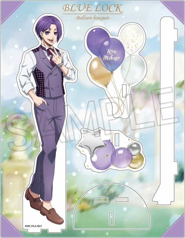 (Goods - Stand Pop) Blue Lock Acrylic Stand -Balloon Bouquet- Reo Mikage