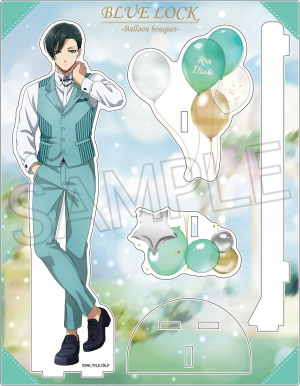 (Goods - Stand Pop) Blue Lock Acrylic Stand -Balloon Bouquet- Rin Itoshi