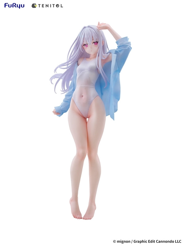(Bishojo Figure) TENITOL TALL MIGNON WORKS shiro Swimsuit ver. Complete Figure