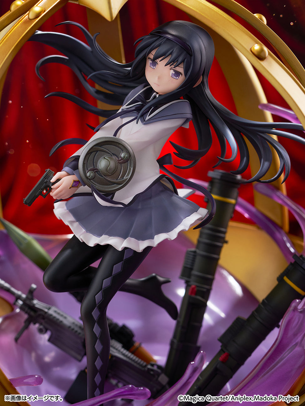 (Bishojo Figure) TV Anime - Puella Magi Madoka Magica SHIBUYA SCRAMBLE FIGURE Homura Akemi 1/7 Completed Figure