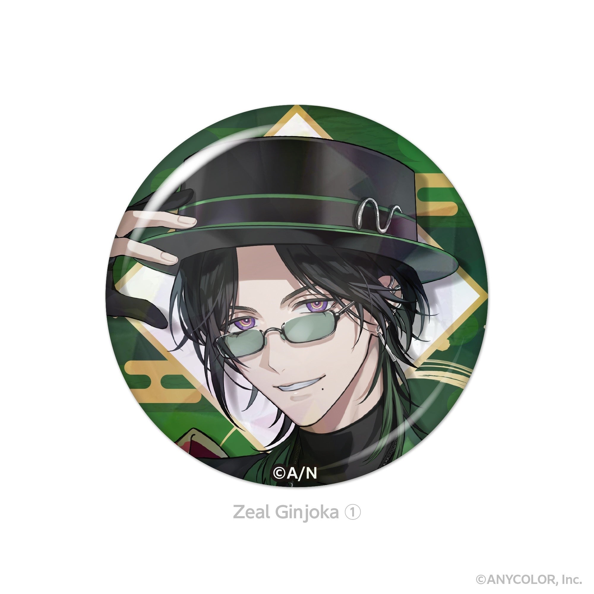 (Goods - Badge) BY THE BEAT Holographic Button Badge Zeal Ginjoka①