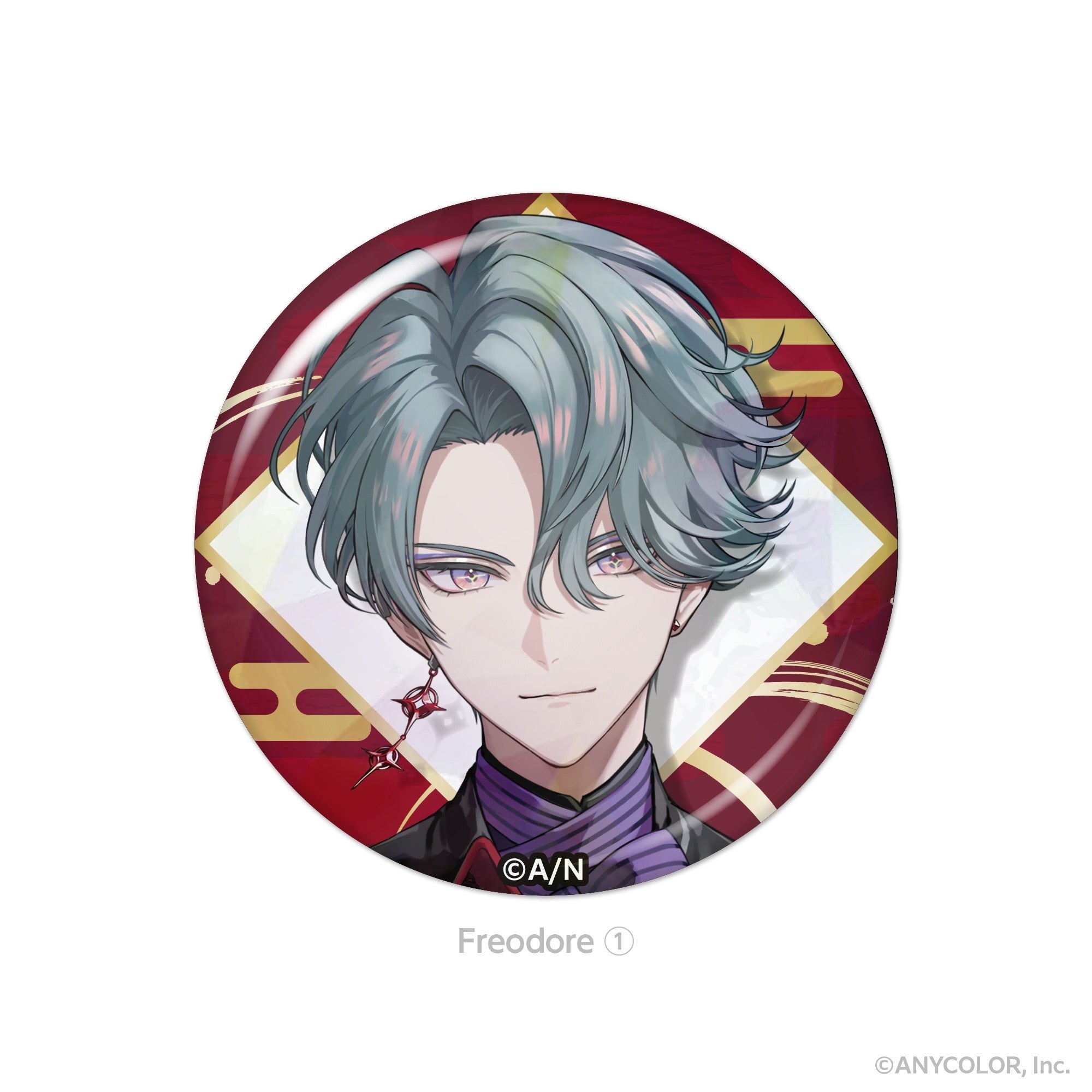 (Goods - Badge) BY THE BEAT Holographic Button Badge Freodore①