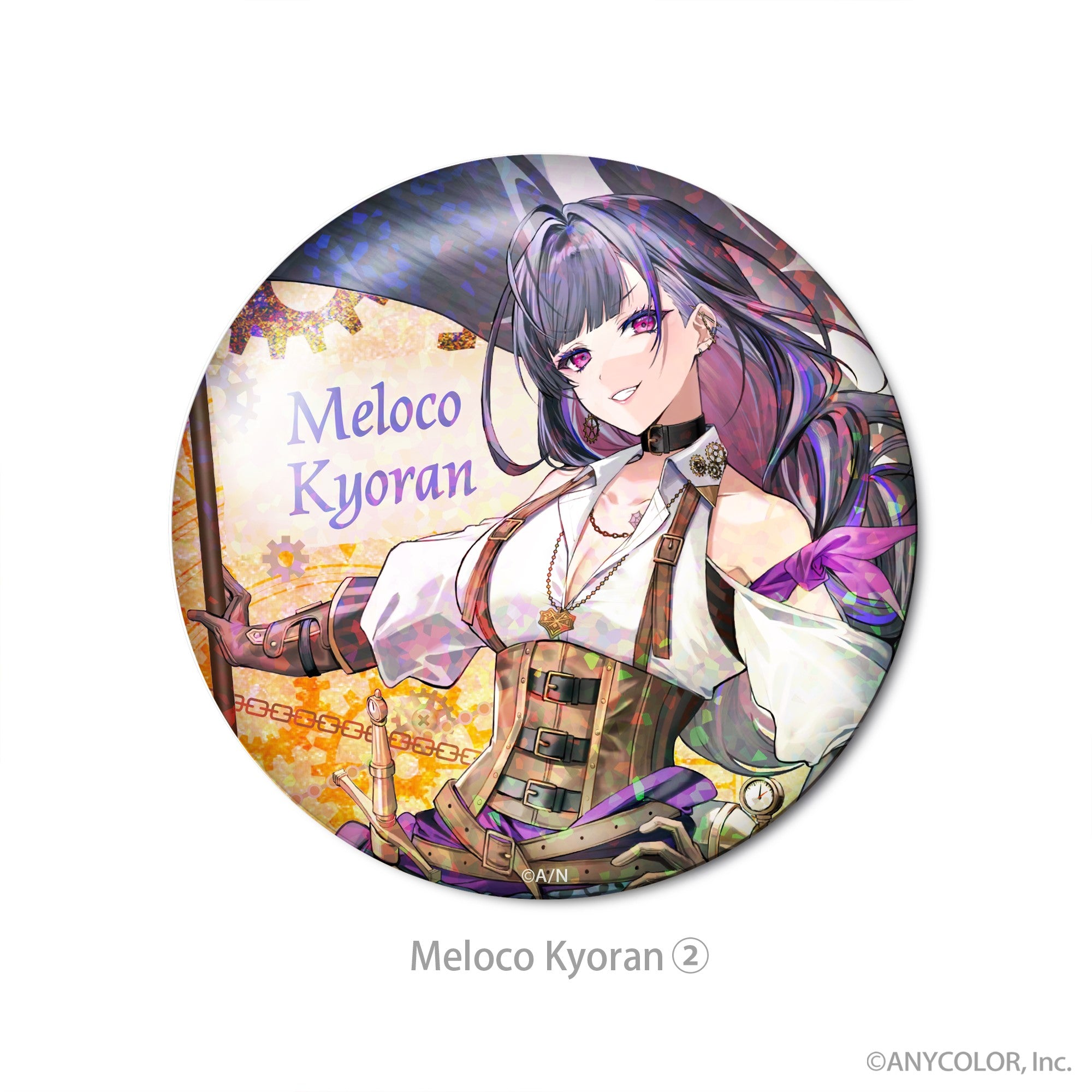 (Goods - Badge) XSOLEIL Holographic Button Badge Meloco Kyoran②