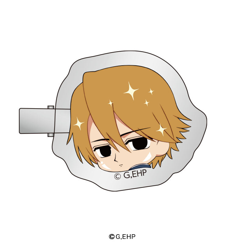 (Goods - Hair Accessory) Everyday Host Taro Meiku ni wa Kakasenai Hinged Barrette for Bangs Ryoichi