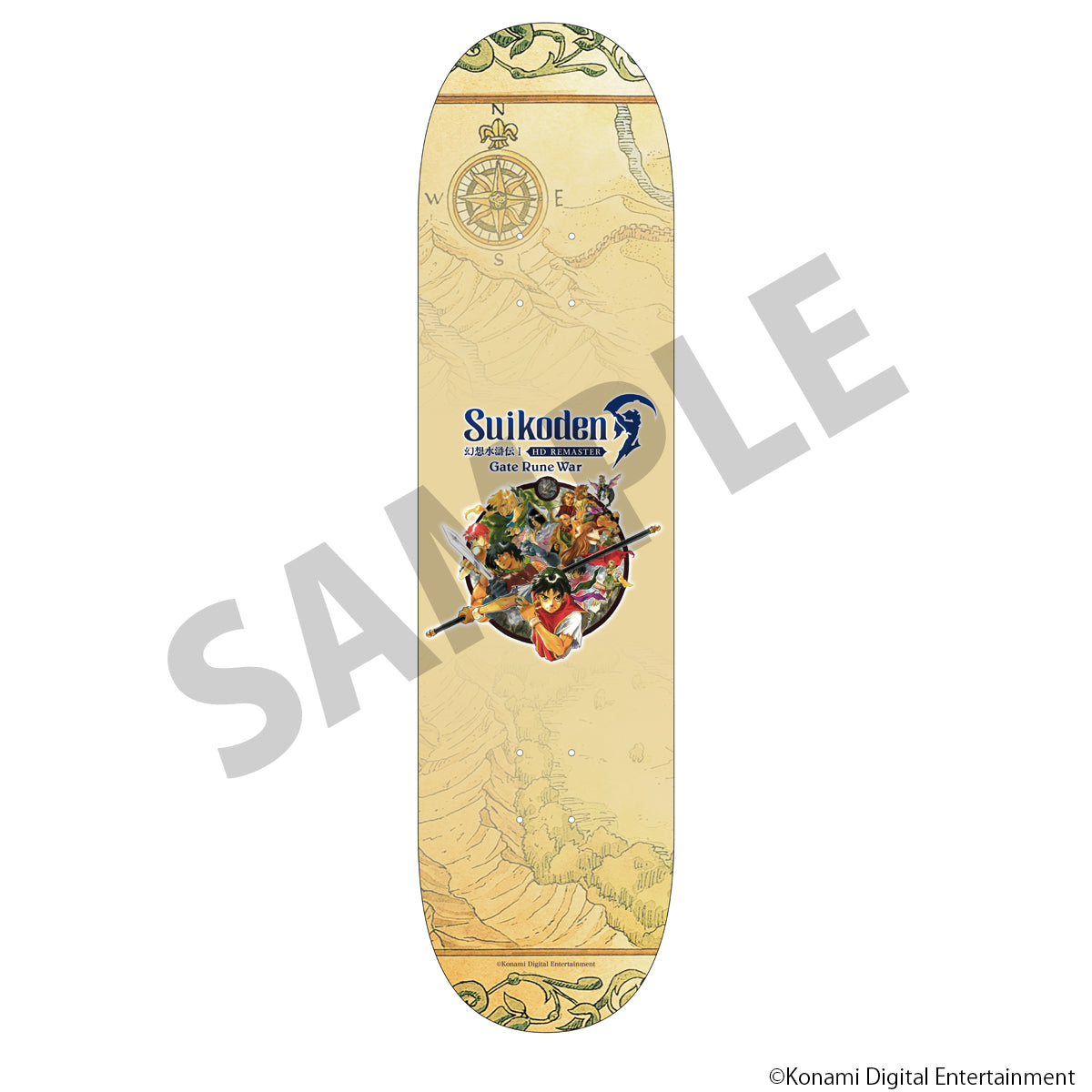 (Goods - Other) Suikoden I HD Remaster Skateboard Deck [Frontier Works Anime Expo 2025]