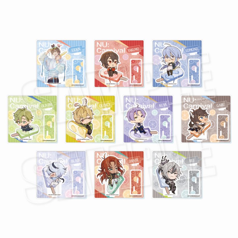 (Goods - Stand Pop) NU: Carnival Acrylic Diorama Stand - Popsicle ver. (Eiden) [animate Exclusive]