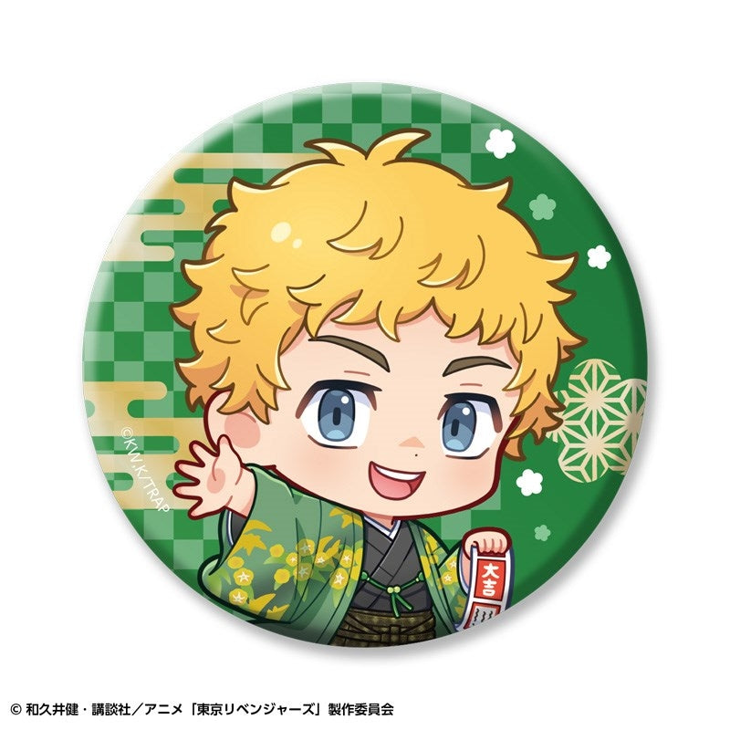 (1BOX=6)(Goods - Badge) TV Anime Tokyo Revengers Trading Chibi Button Badge Casual ver.