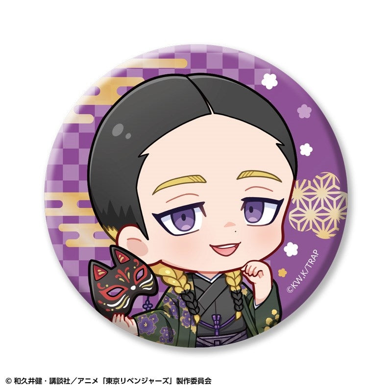 (1BOX=6)(Goods - Badge) TV Anime Tokyo Revengers Trading Chibi Button Badge Casual ver.