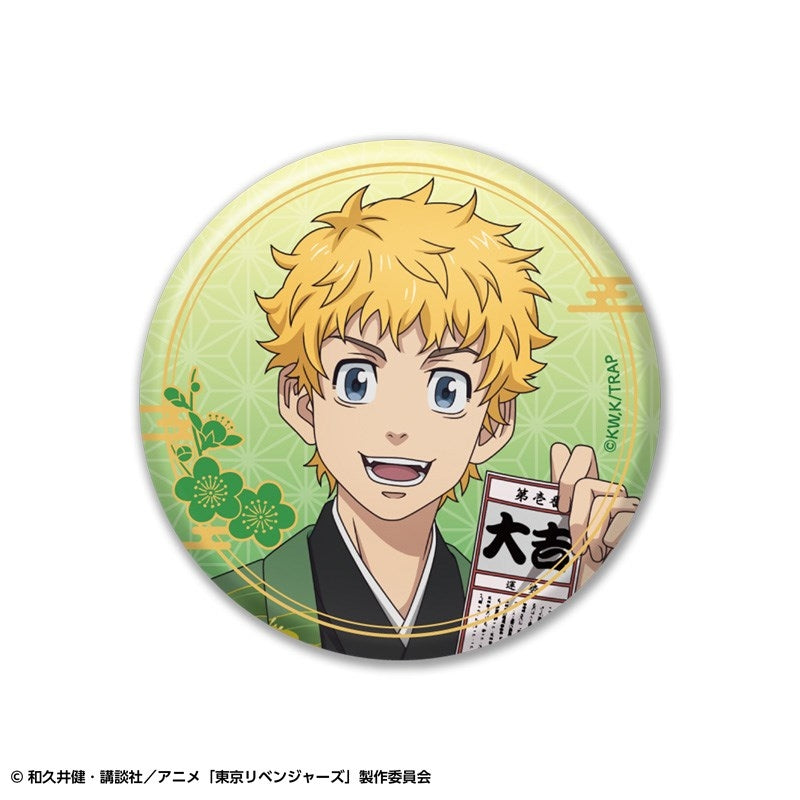 (1BOX=6)(Goods - Badge) TV Anime Tokyo Revengers Trading Foil-stamped Matte Button Badge Casual ver.