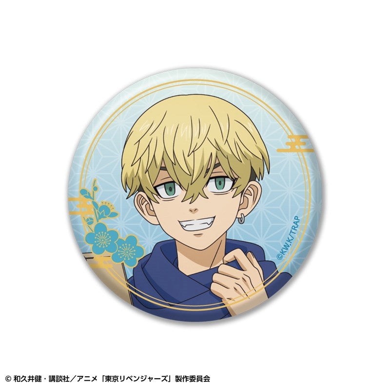 (1BOX=6)(Goods - Badge) TV Anime Tokyo Revengers Trading Foil-stamped Matte Button Badge Casual ver.