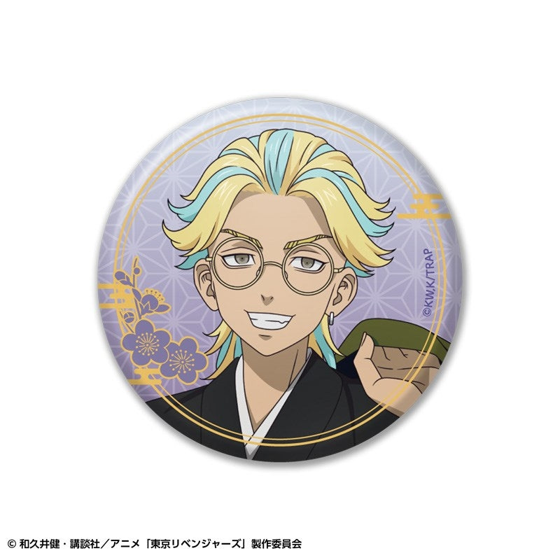 (1BOX=6)(Goods - Badge) TV Anime Tokyo Revengers Trading Foil-stamped Matte Button Badge Casual ver.