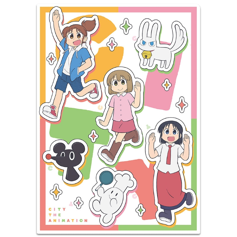 (Goods - Clear File) CITY THE ANIMATION Clear File Midori Nagumo & Niikura & Wako Izumi & Makabee & Mimineko & Kamisama