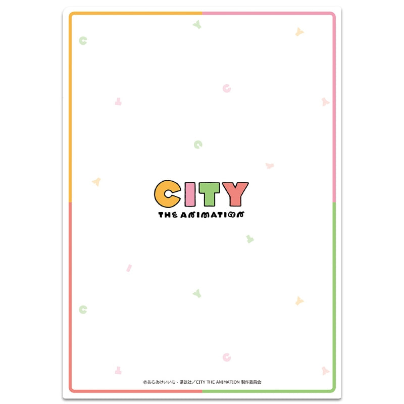 (Goods - Clear File) CITY THE ANIMATION Clear File Midori Nagumo & Niikura & Wako Izumi & Makabee & Mimineko & Kamisama