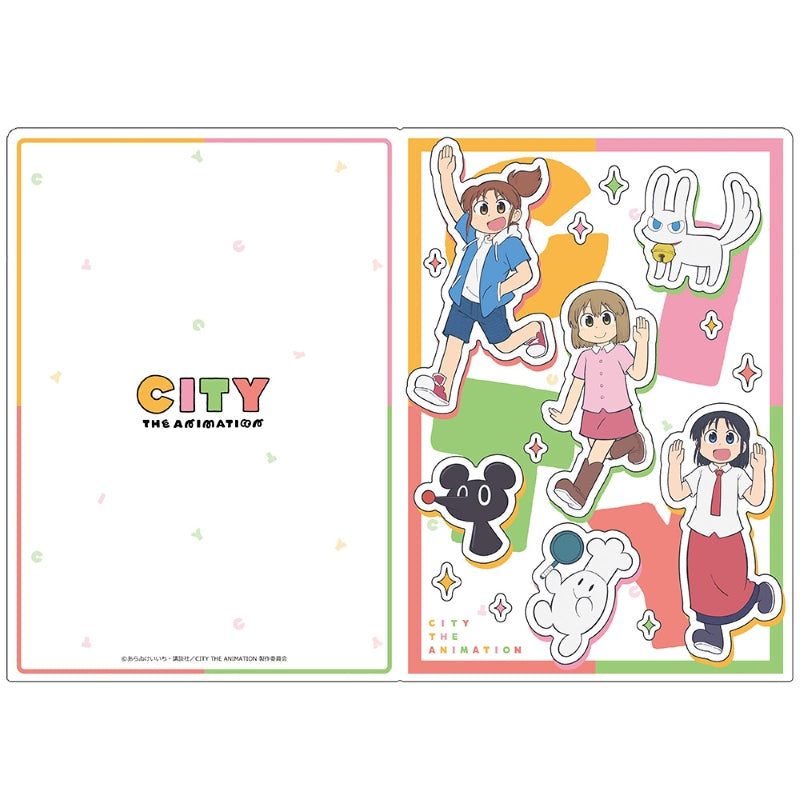 (Goods - Clear File) CITY THE ANIMATION Clear File Midori Nagumo & Niikura & Wako Izumi & Makabee & Mimineko & Kamisama