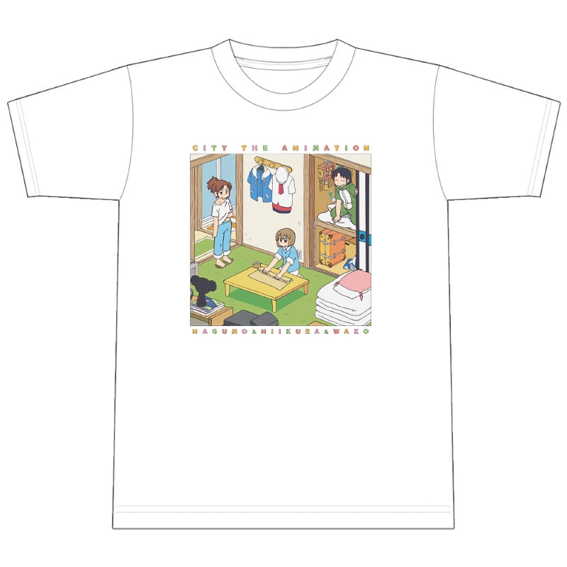(Goods - Shirt) CITY THE ANIMATION T-shirt Midori Nagumo & Niikura & Wako Izumi