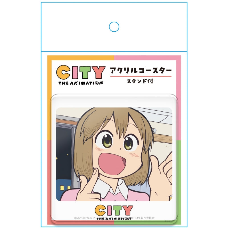 (Goods - Acrylic Stand) CITY THE ANIMATION Acrylic Coaster (w/ Stand) Niikura