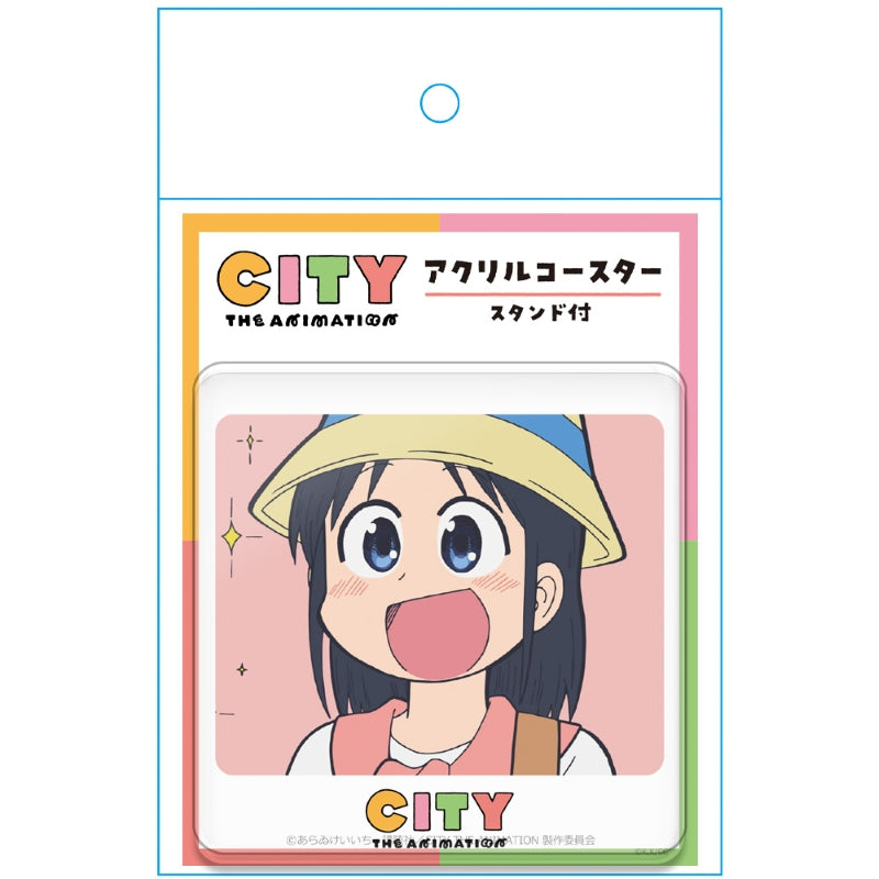 (Goods - Acrylic Stand) CITY THE ANIMATION Acrylic Coaster (w/ Stand) Wako Izumi