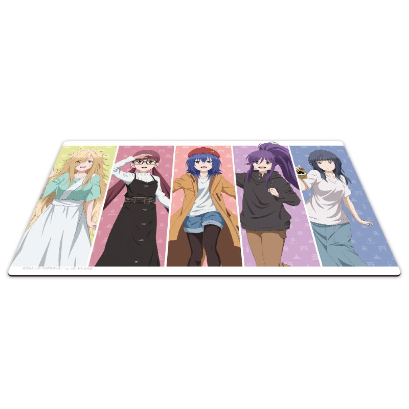 (Goods - Mat) TV Anime Zatsu Tabi: That's Journey Character Rubber Mat Chika & Koyomi & Yui & Fuyune & Riri