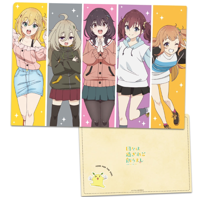 (Goods - Clear File) TV Anime Food for the Soul Clear File Mako & Kurea & Shinon & Tsutsuji & Nana