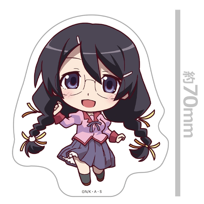 (Goods - Sticker) Monogatari Series Die-cut Sticker Tsubasa Hanekawa