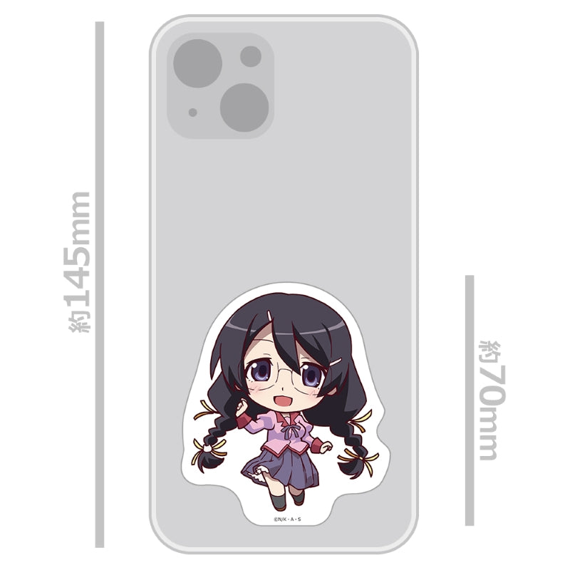 (Goods - Sticker) Monogatari Series Die-cut Sticker Tsubasa Hanekawa