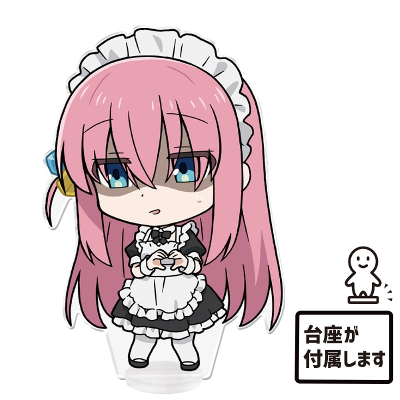(Goods - Acrylic Stand) Bocchi the Rock! Deka PuniCollle! Acrylic Figure Hitori Goto Maid Cloth ver.